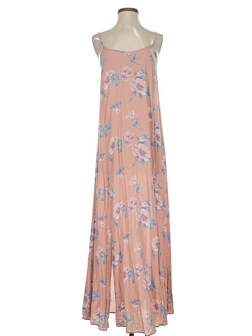 American Eagle Outfitters Pink Floral Maxi Dress